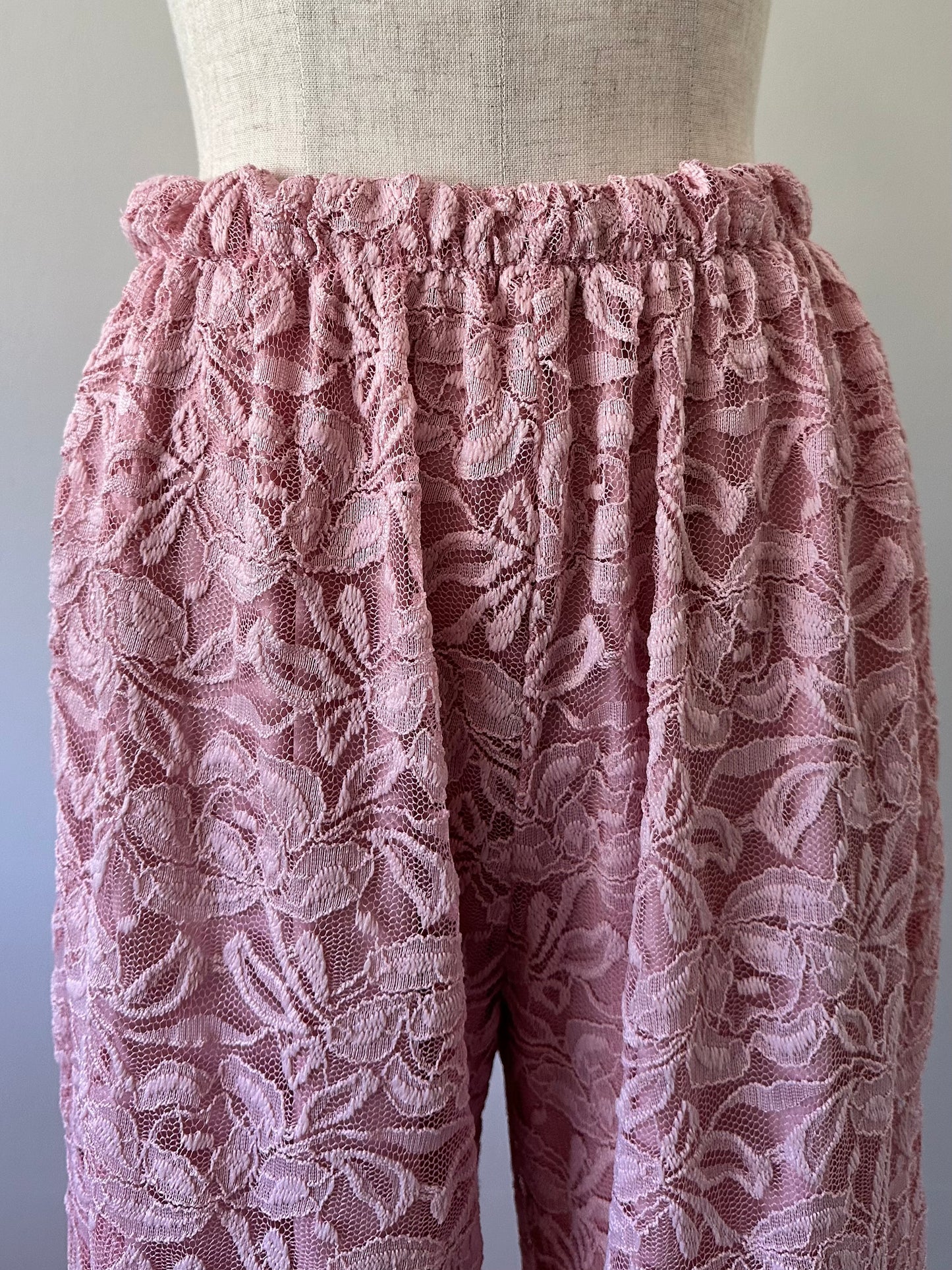 flower lace pants